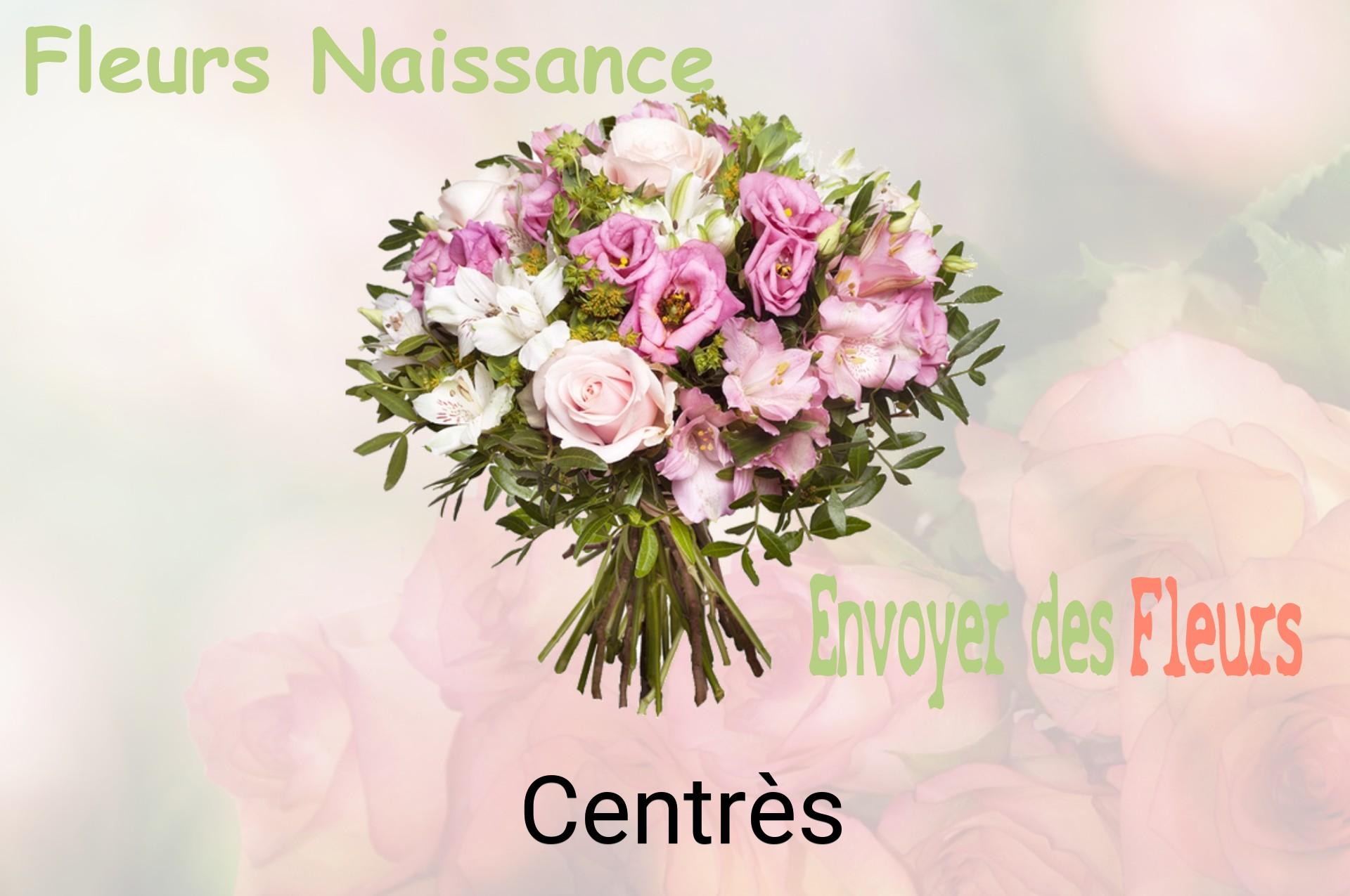 Bouquet de fleurs de naissance livré à Centrès